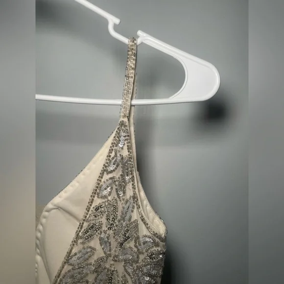 Mac Duggal 5107 Embellished Gold Leaf Long Evening Gown - Picture 11 of 16